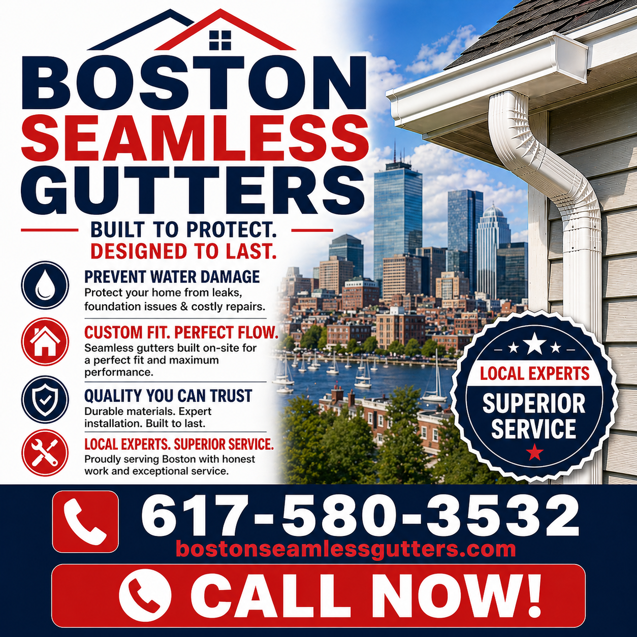 Boston Seamless Gutters